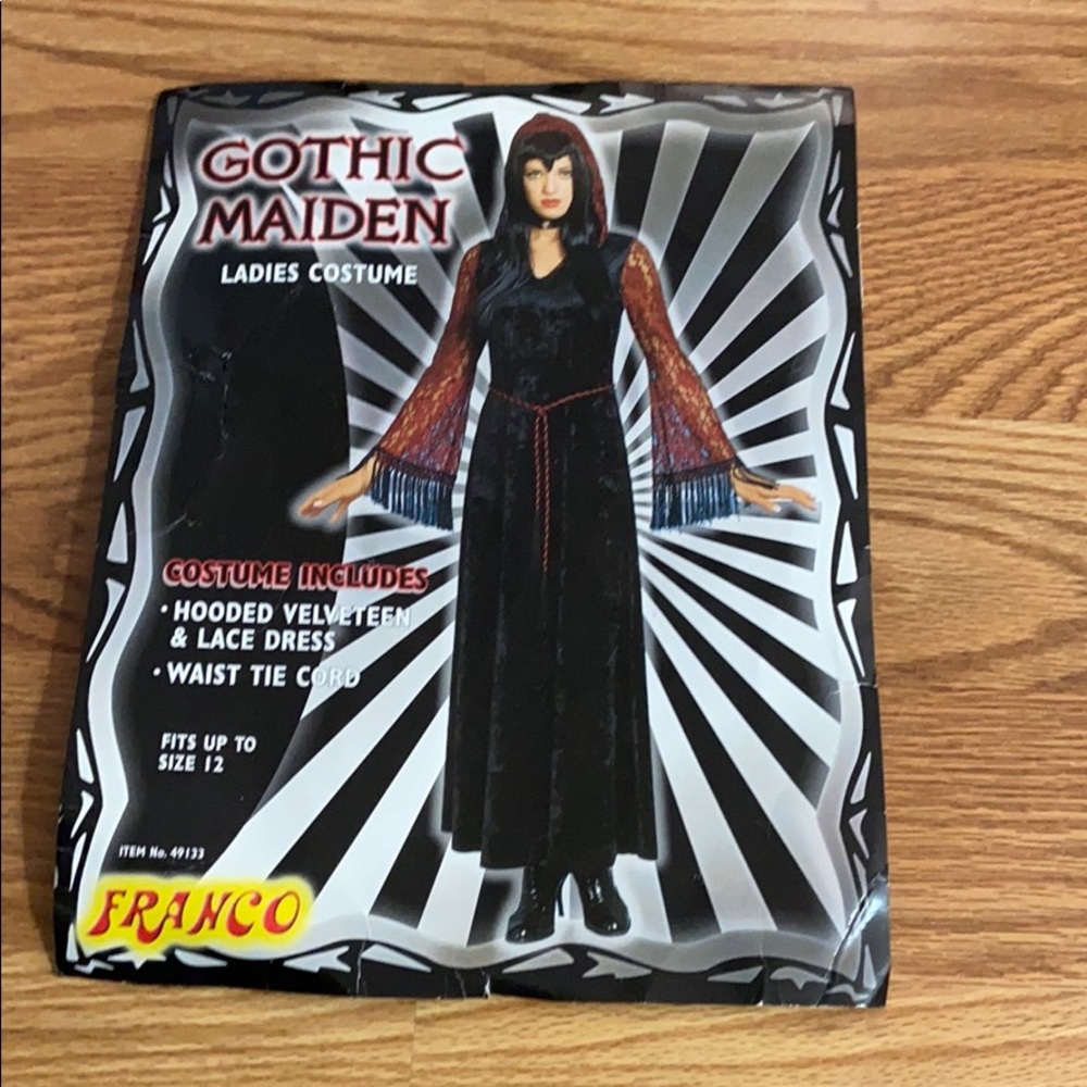 Franco Gothic Maiden Ladies Costume